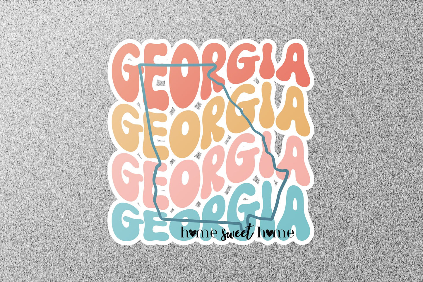 Retro Georgie Sticker