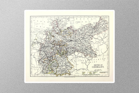 Germany Map Sticker