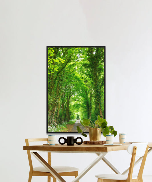 Green Forest Poster - Matte Paper