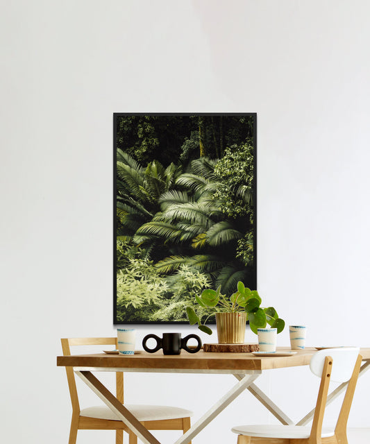 Green Palm Tree Poster - Matte Paper