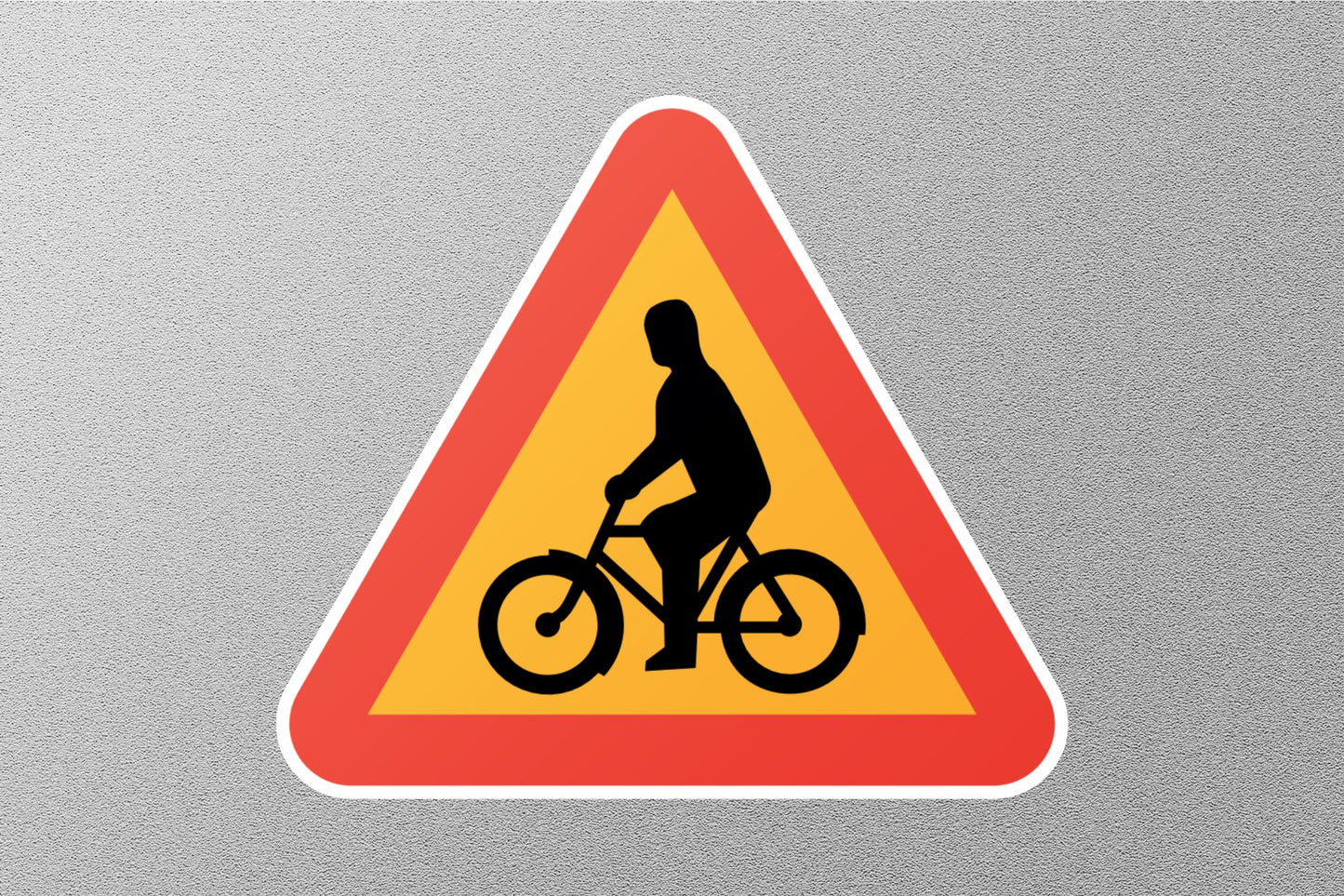 Bicycles And Cycling Street Sign Sticker