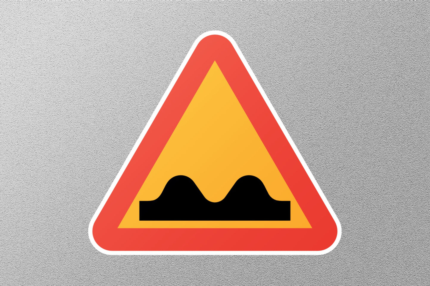 Speed Breaker Street Sign Sticker