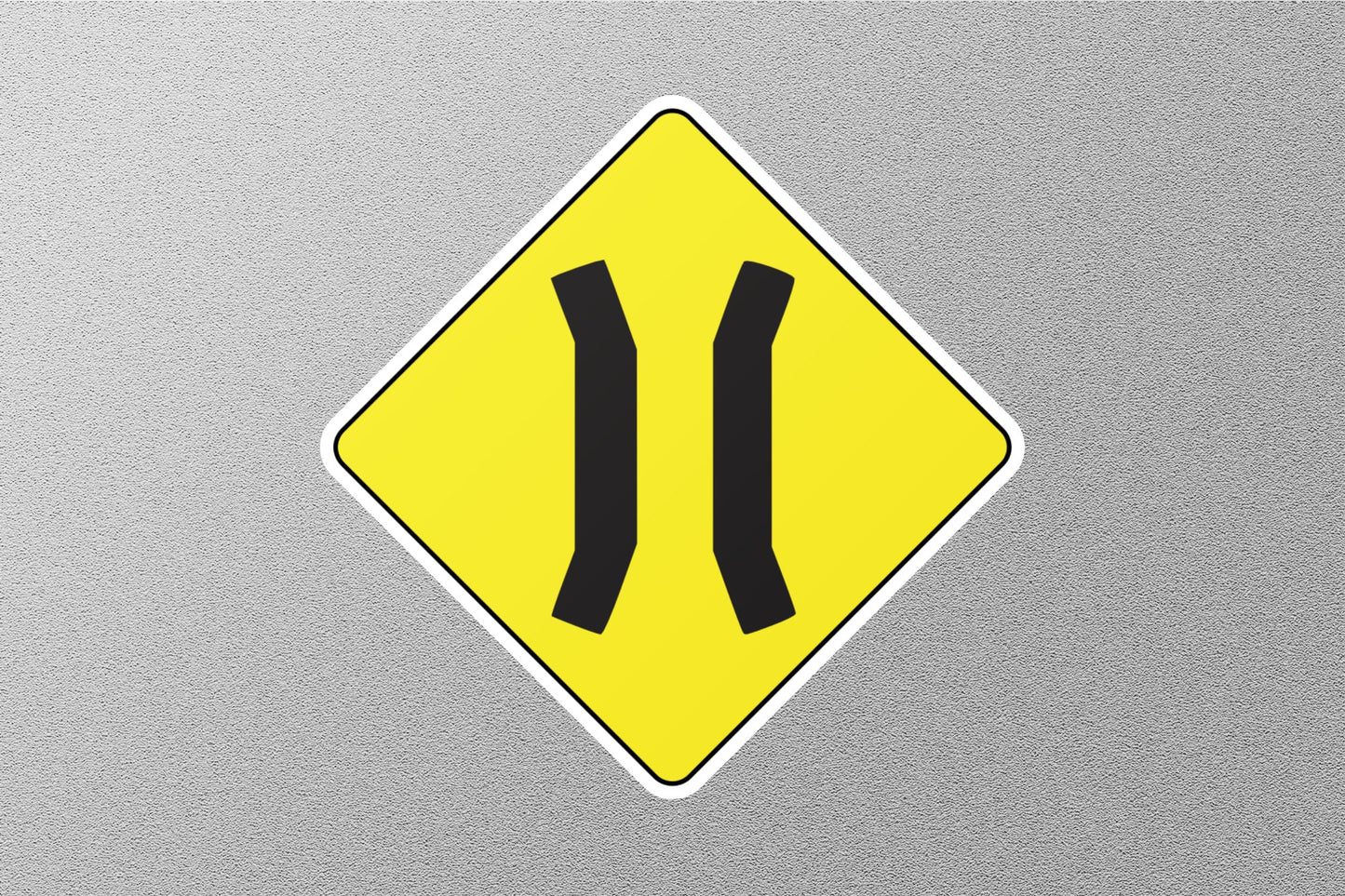 Narrow Bridge Street Sign Sticker