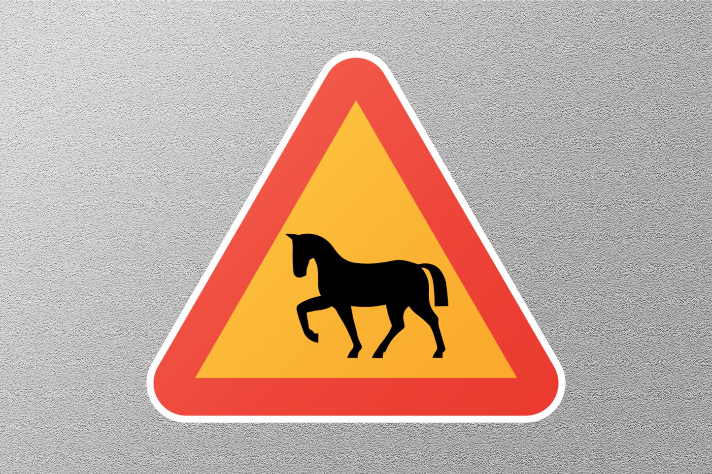 Horse Road Street Sign Sticker