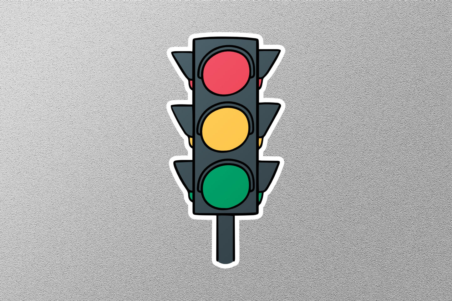 Traffic Light Street Sign Sticker