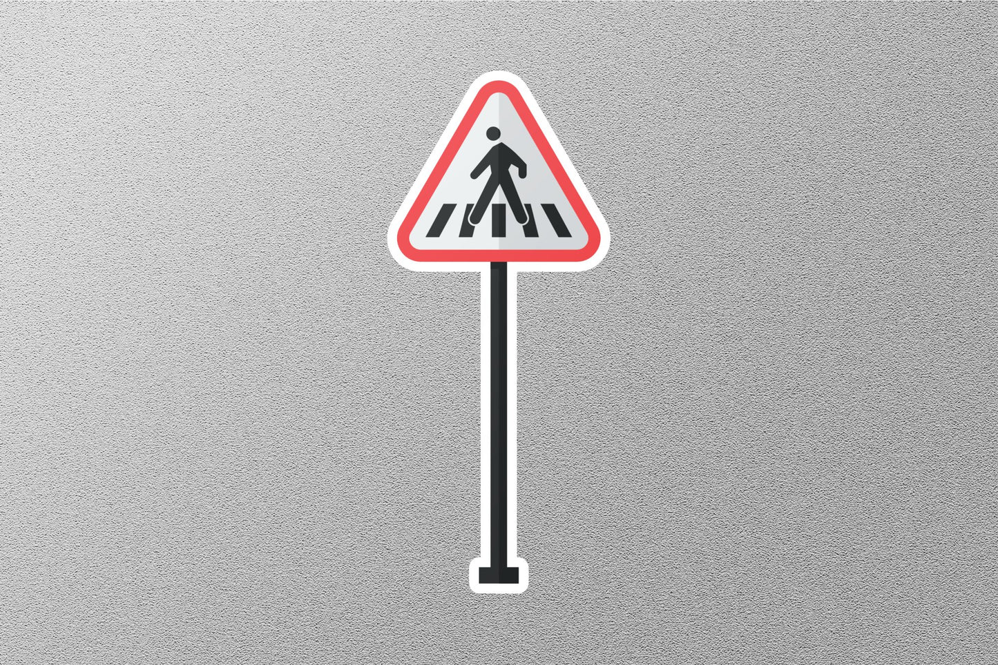 Pedestrian Street Sign Sticker