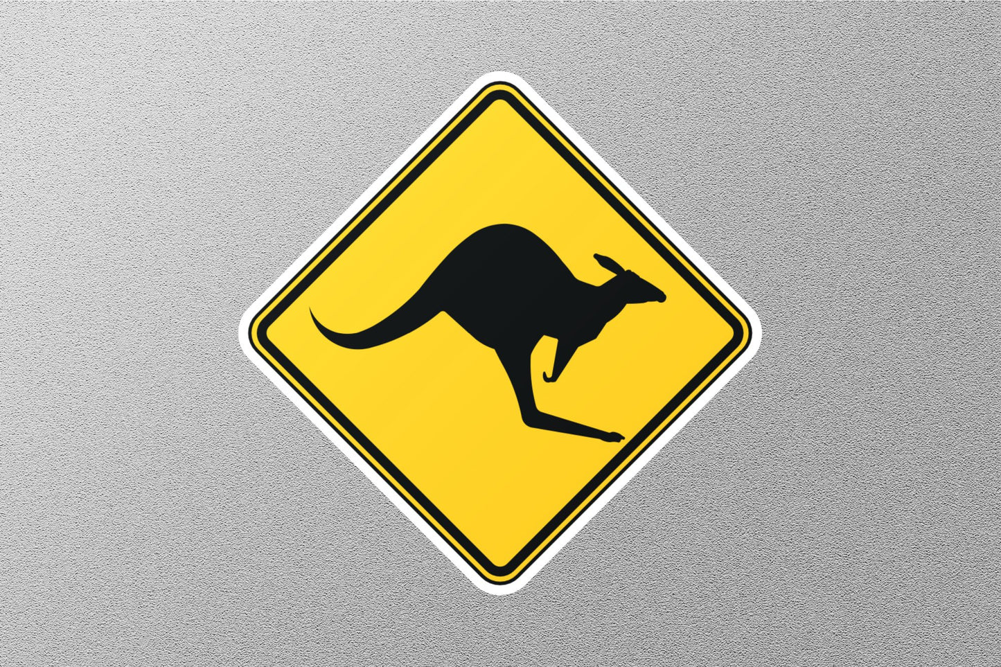 Kangaroo Road Street Sign Sticker