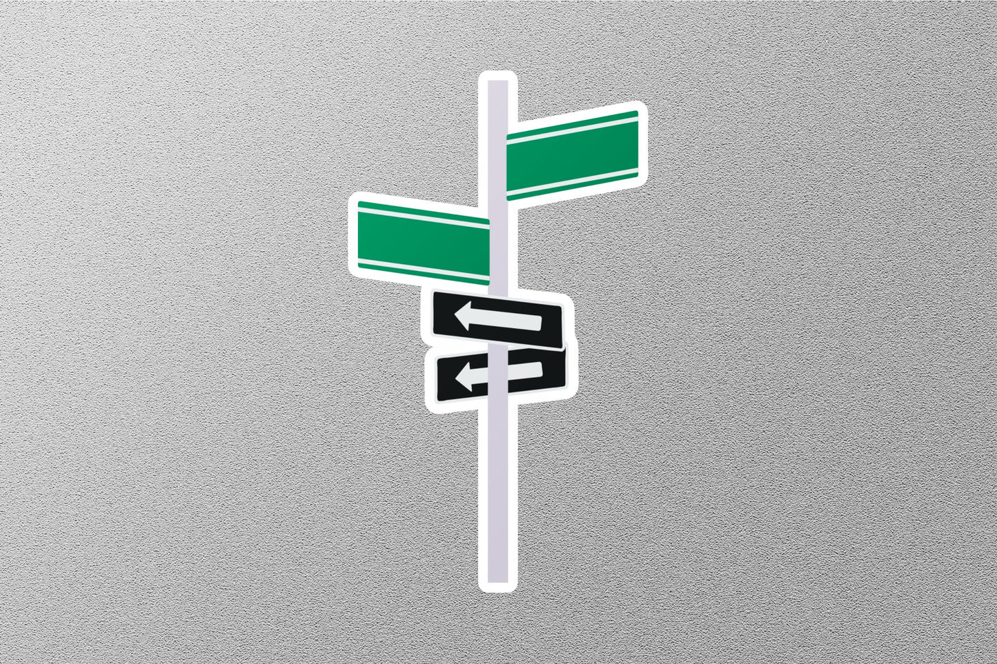 Arrow Vector Street Sign Sticker