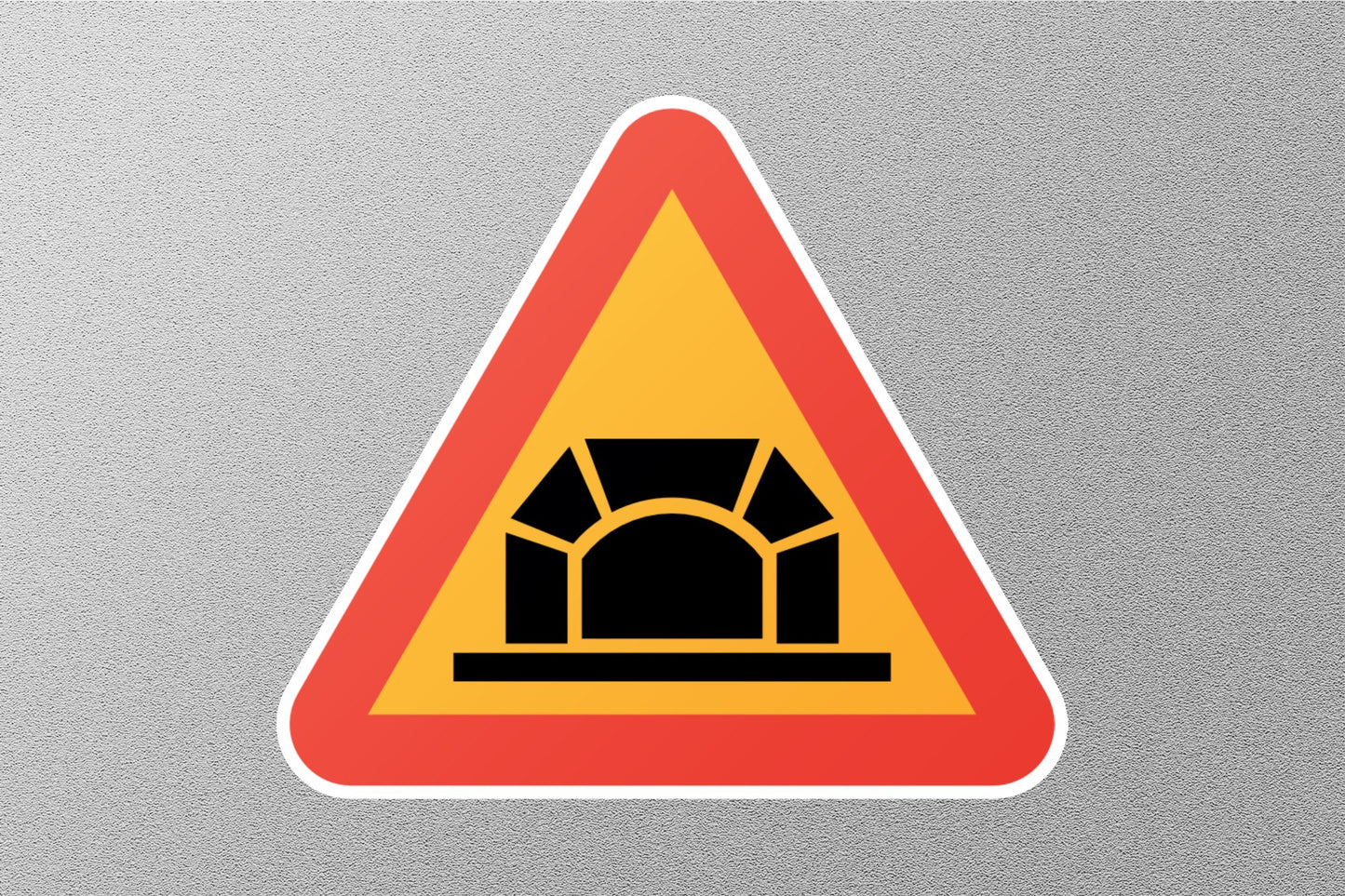 Transparent Tunnel Street Sign Sticker