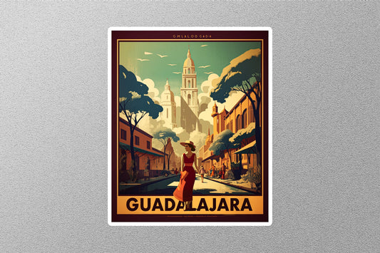 Wholesale Vintage Guadalajara Travel Stickers