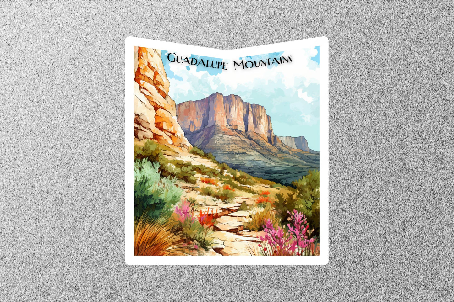 Guadalupe Mountains 1 National Park Sticker