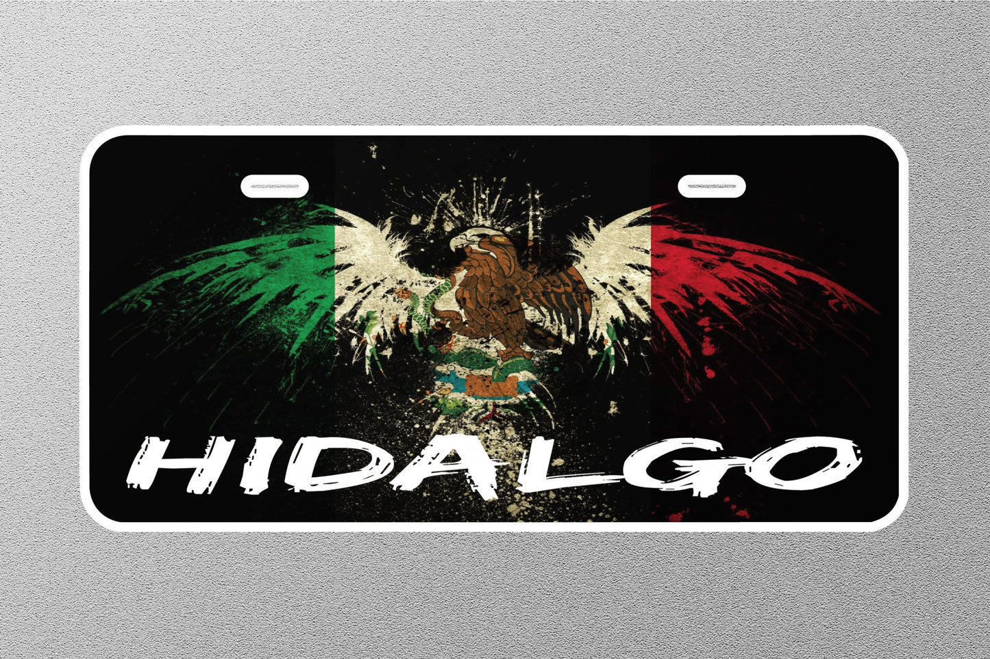 HIDALGO Mexico Licence Plate Sticker