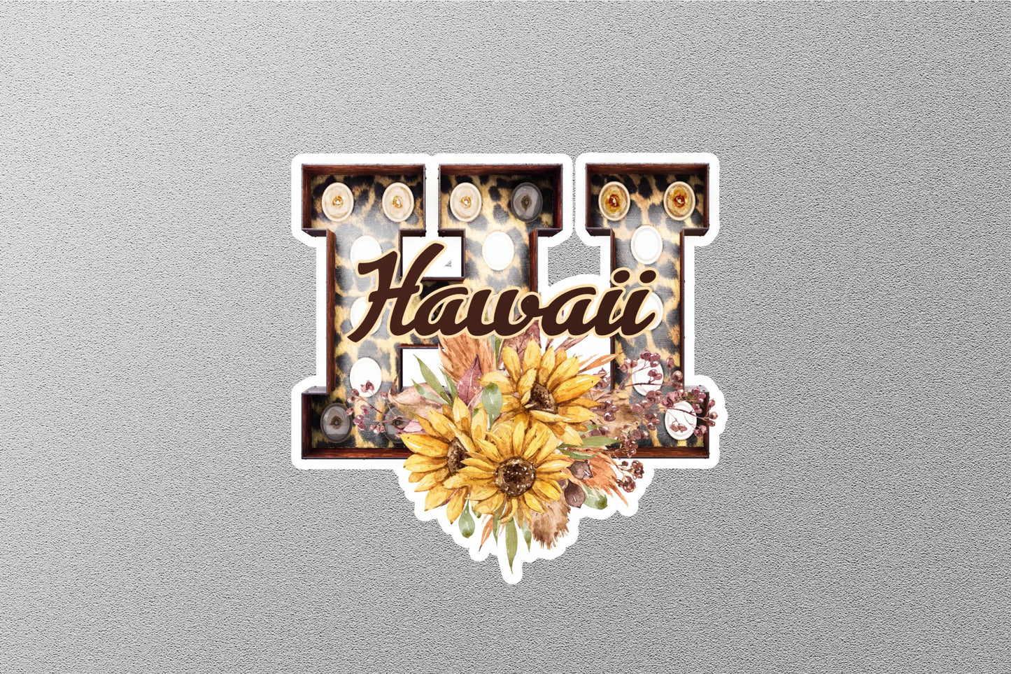 Hawaii 5 State Sticker