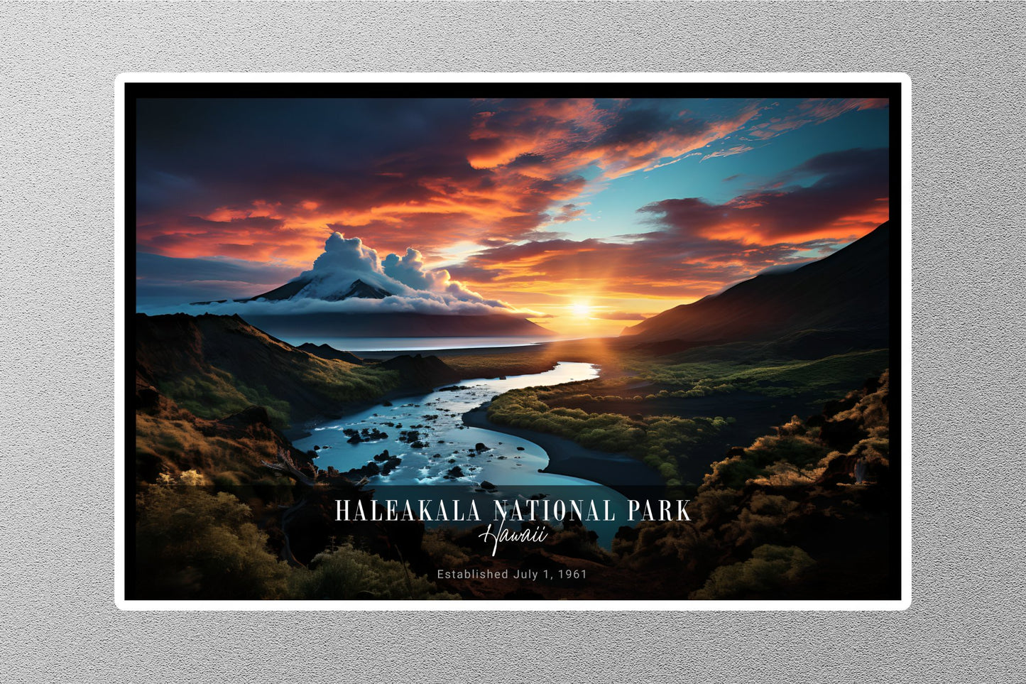 Haleakala Sunrise National Park Sticker