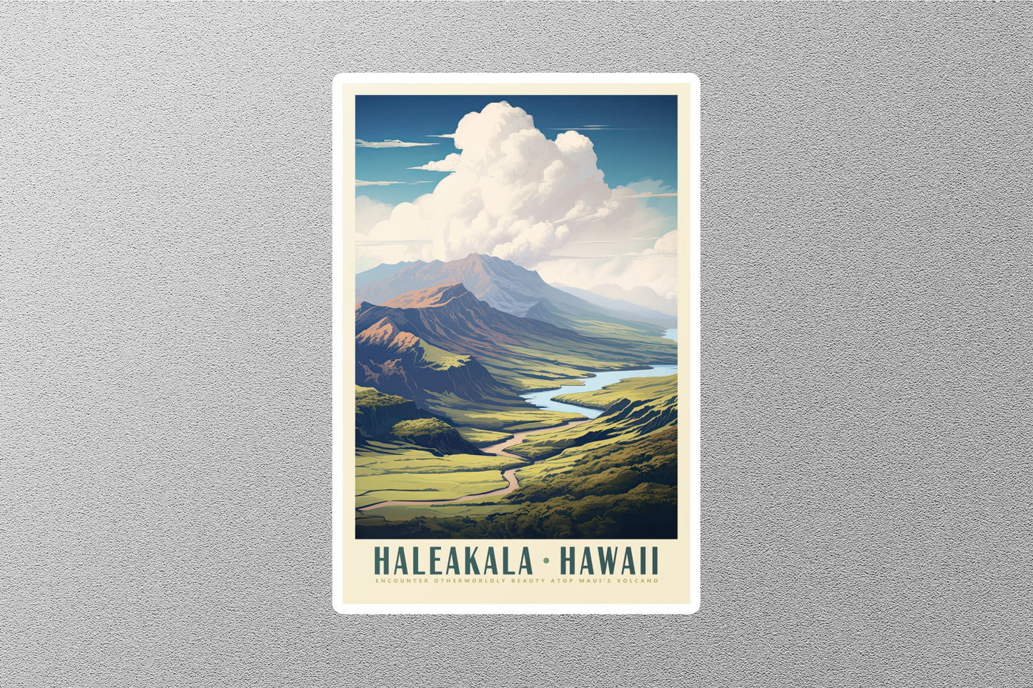 Wholesale Vintage Haleakalā Hawaii Travel Sticker