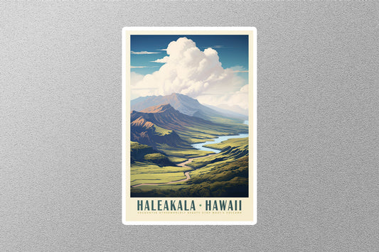 Wholesale Vintage Haleakalā Hawaii Travel Sticker