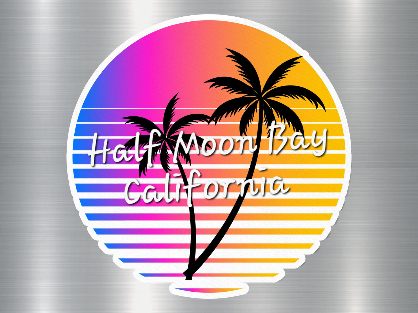 Half Moon Bay 1 California Sticker