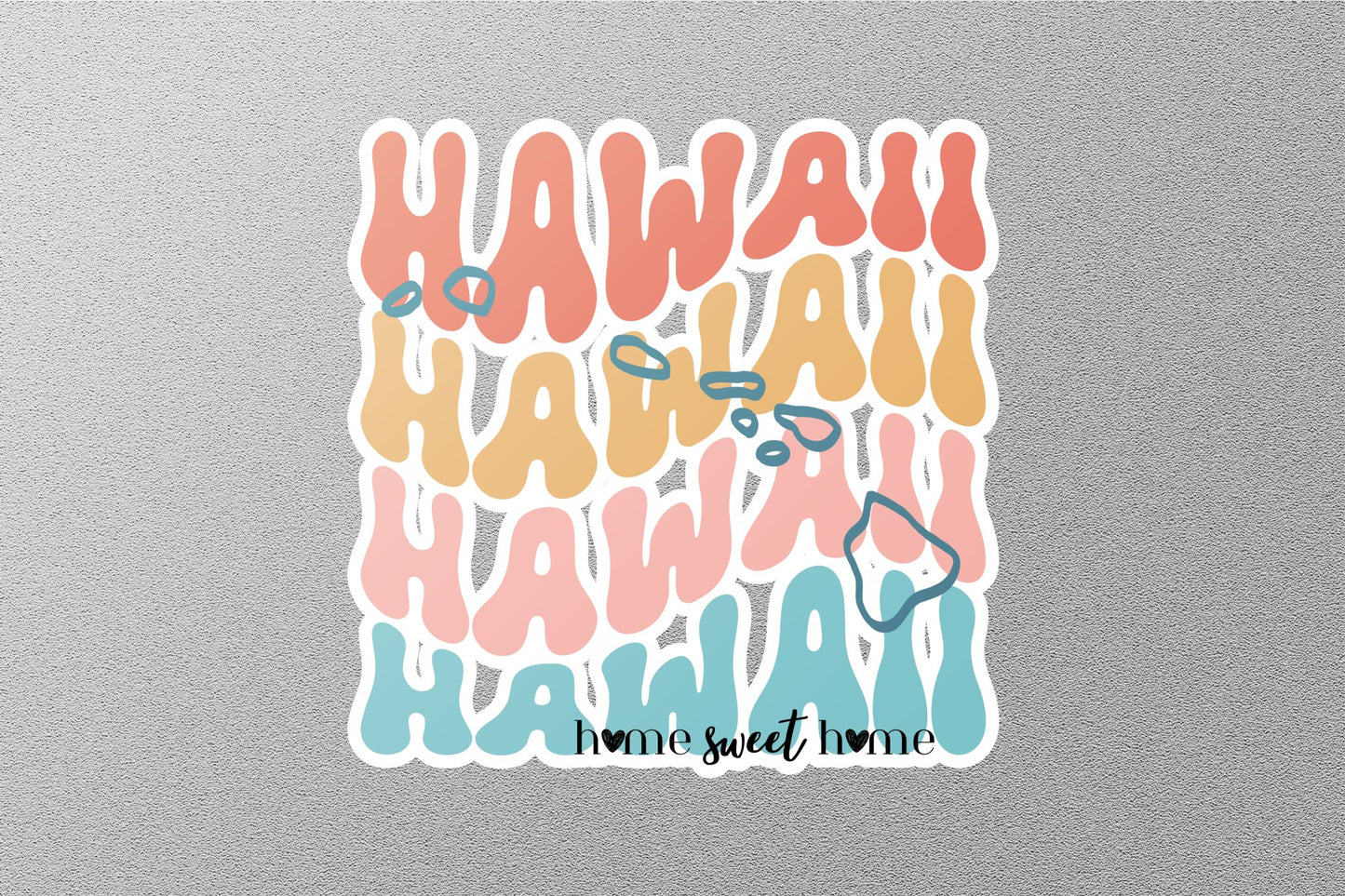 Retro Hawaii Sticker