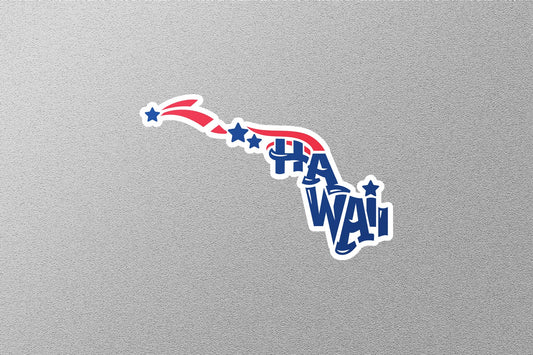 Hawaii 2 State Sticker