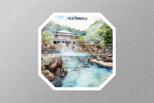 Hot Springs 1 National Park Sticker