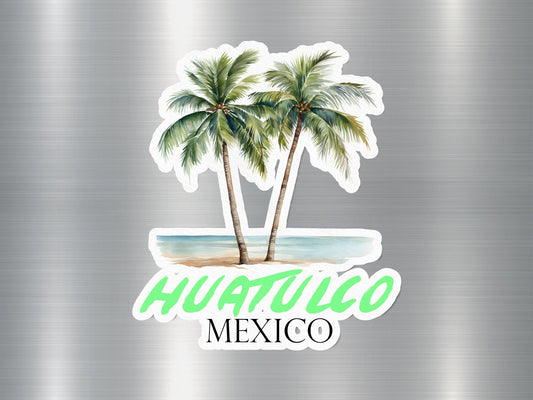 Wholesale Huatulco Mexico Palm Tree Sticker