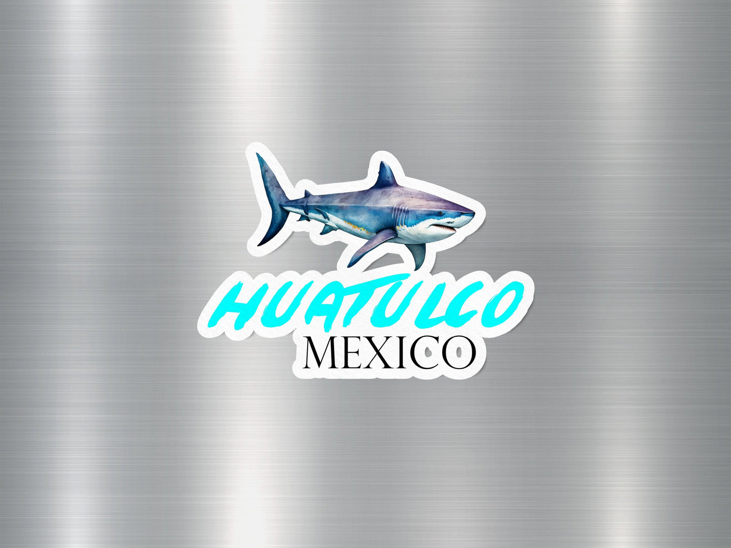 Huatulco Mexico Shark Sticker