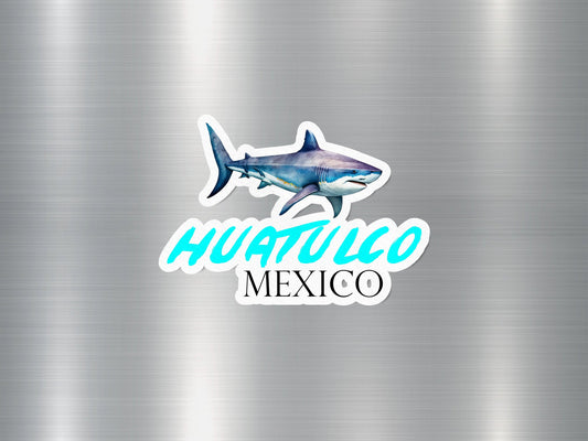 Huatulco Mexico Shark Sticker