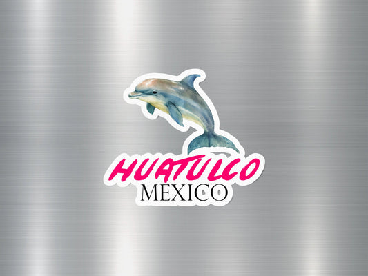 Huatulco Mexico Dolphin Sticker