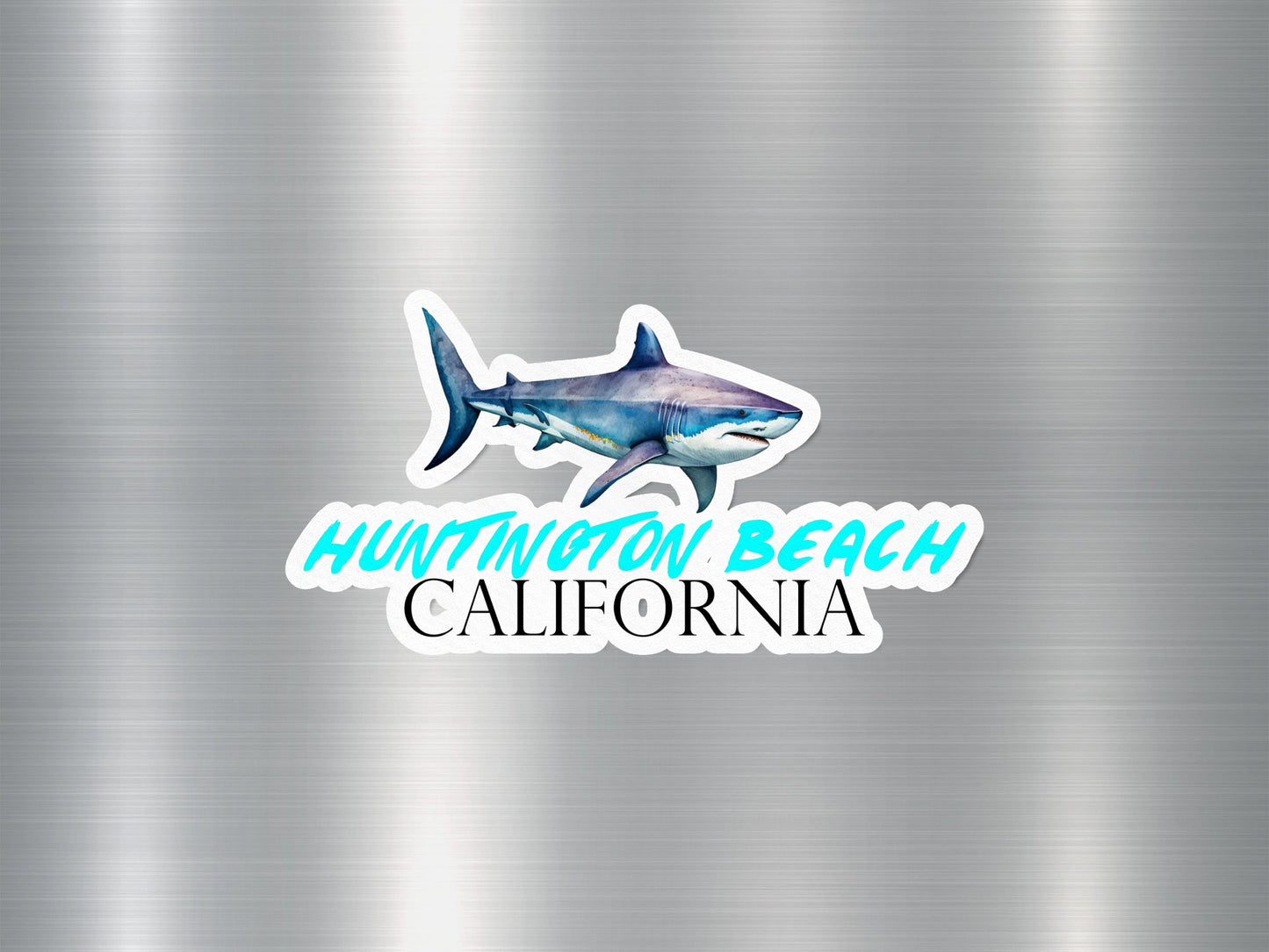 Huntington California Shark Sticker