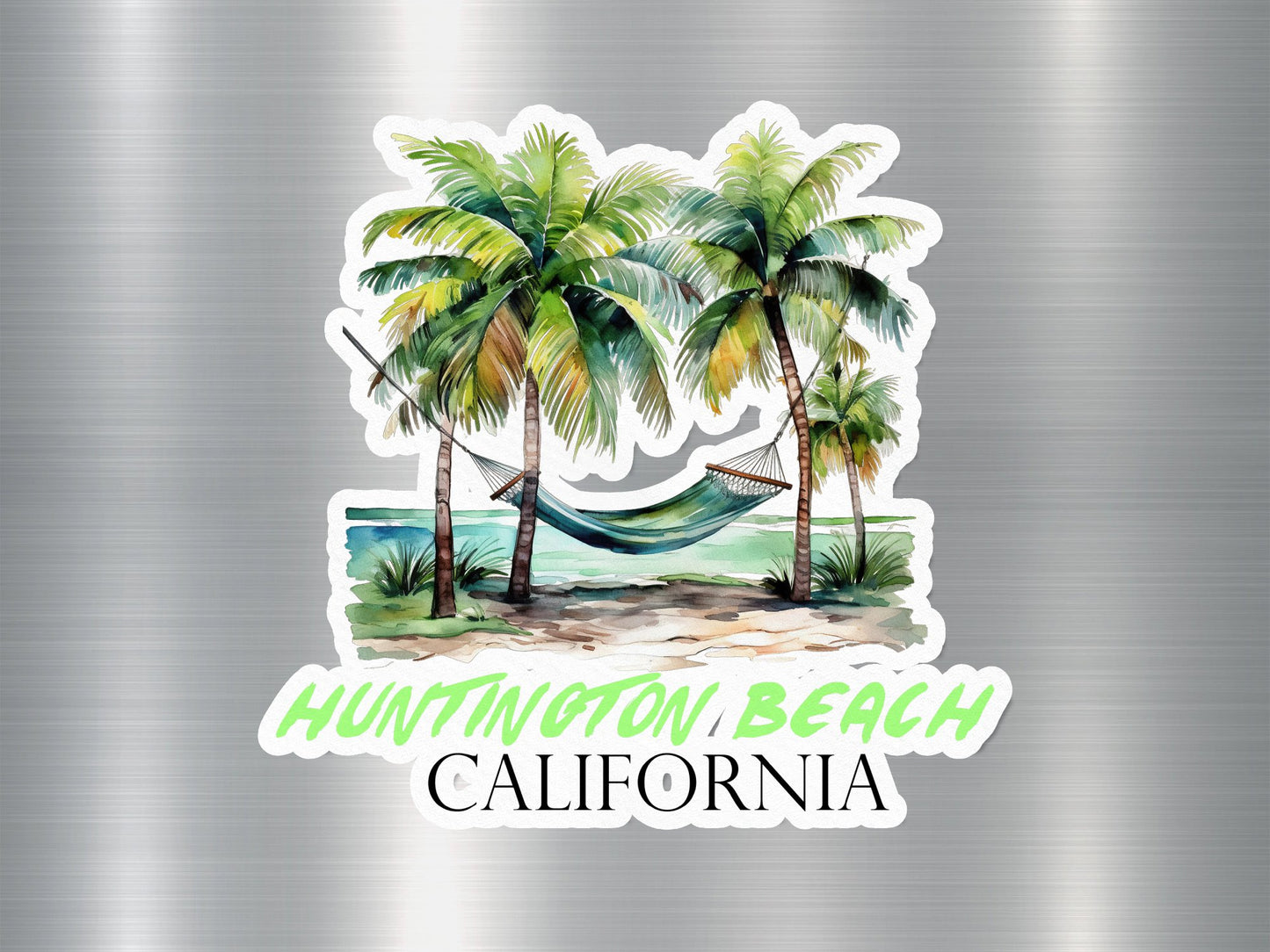 Huntington California Hammock Sticker