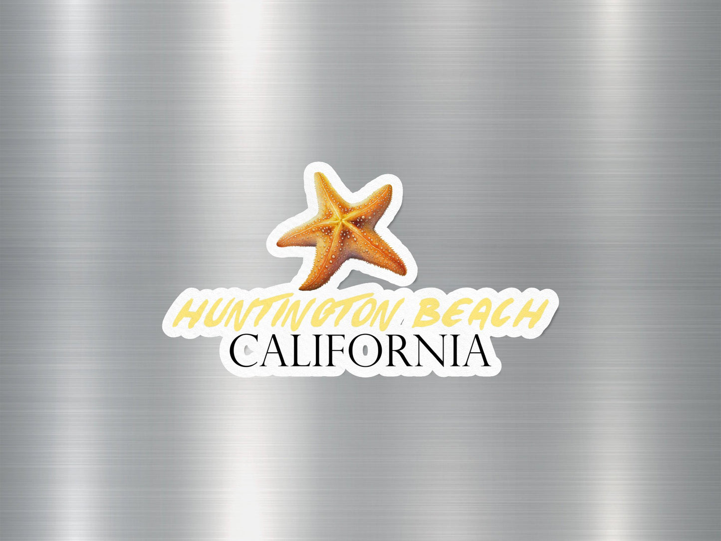 Huntington California Starfish Sticker