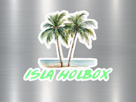Wholesale Isla Holbox Florida Palm Tree Sticker