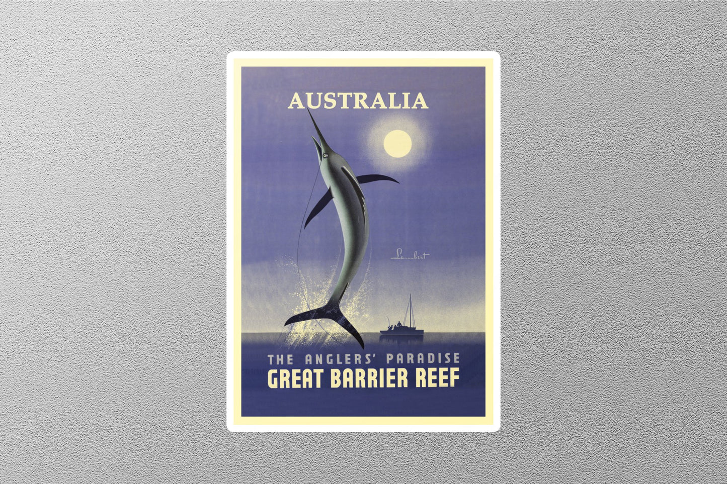 Wholesale Vintage Great Barrier Travel Sticker