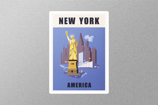 Vintage New York Allegheny Travel Sticker