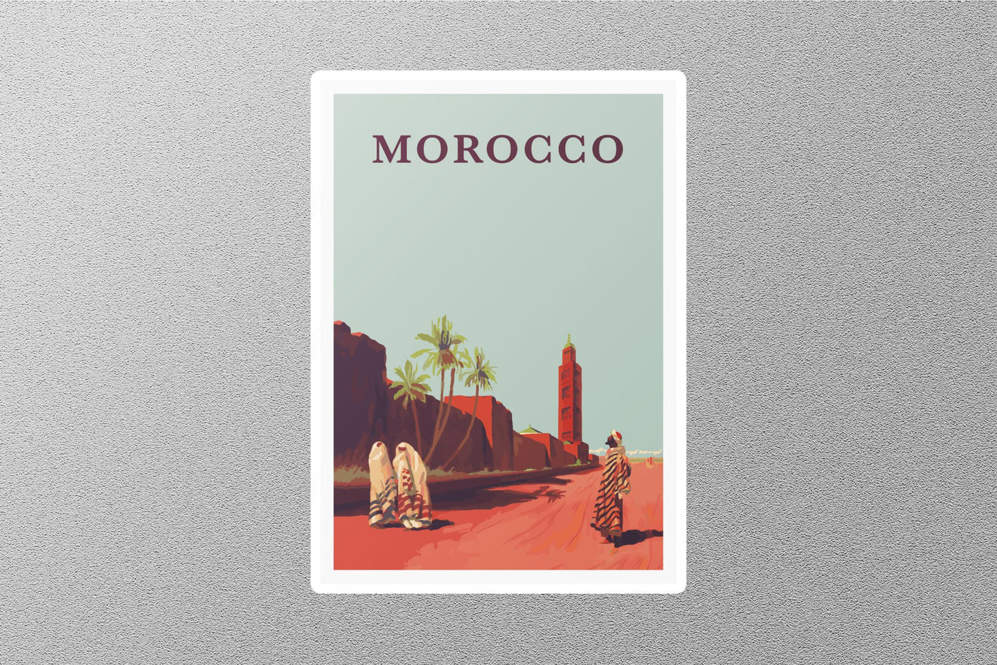 Wholesale Vintage Morocco Travel Sticker