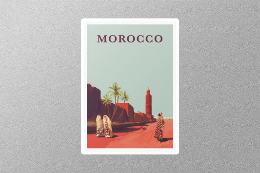 Wholesale Vintage Morocco Travel Sticker