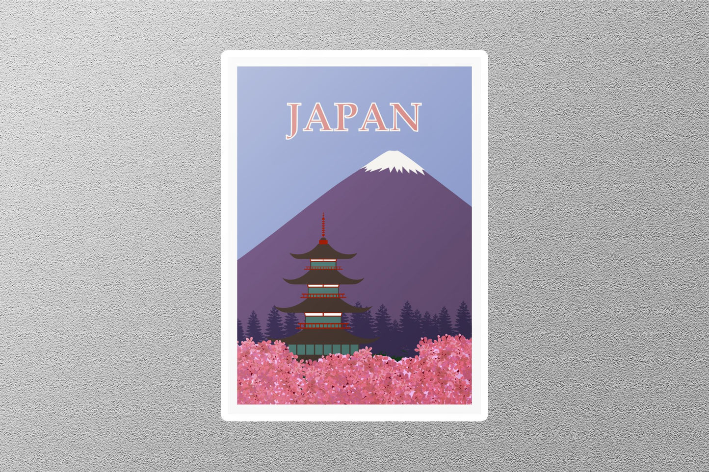 Wholesale Vintage Walljar Japan Travel Sticker
