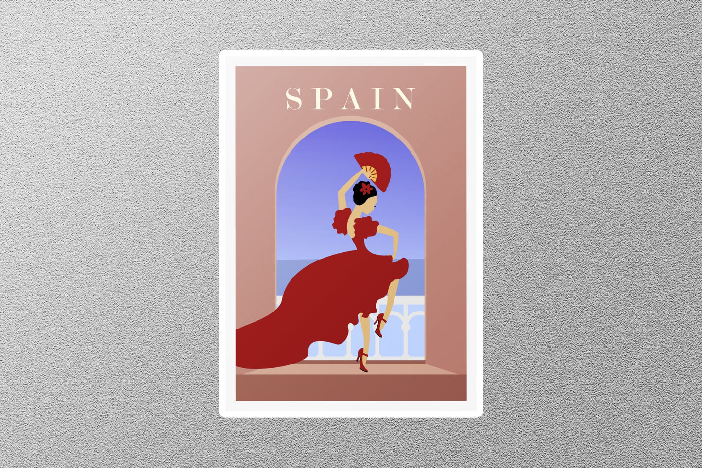 Wholesale Vintage Spain Country Travel Sticker