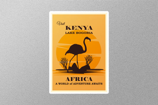 Wholesale Vintage Lake Bogoria National Reserve Travel Sticker