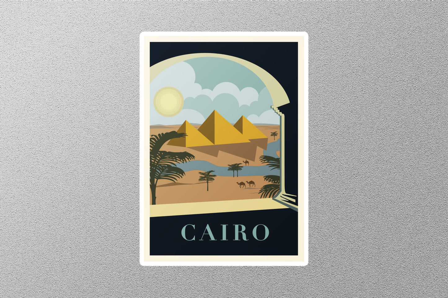 Wholesale Vintage Cairo Travel Sticker