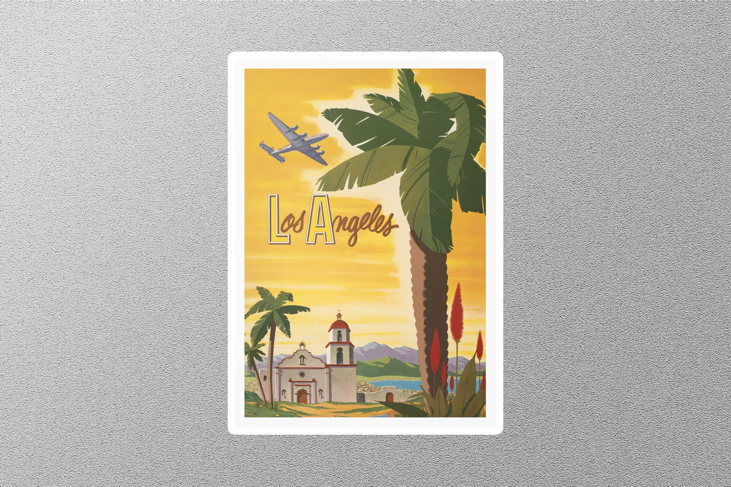 Wholesale Vintage Los Angeles Travel Sticker