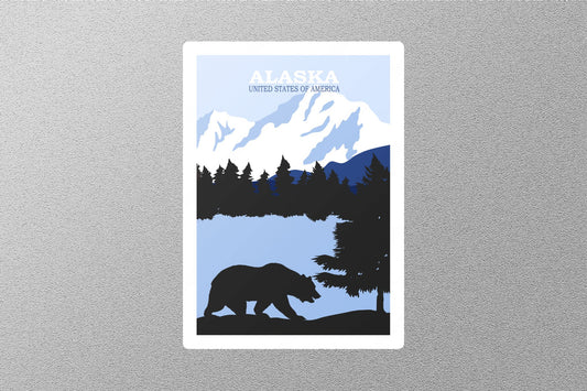 Wholesale Vintage Alaska Travel Sticker