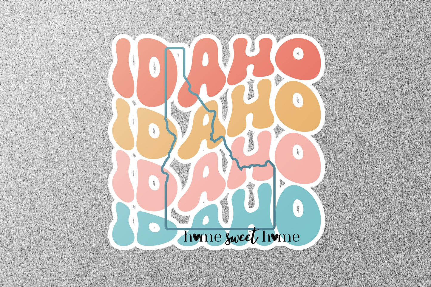 Retro Idaho Sticker