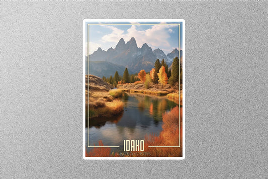 Dreamy Idaho Travel Stickers