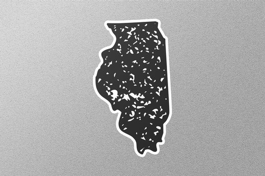 Illinois 5 State Sticker