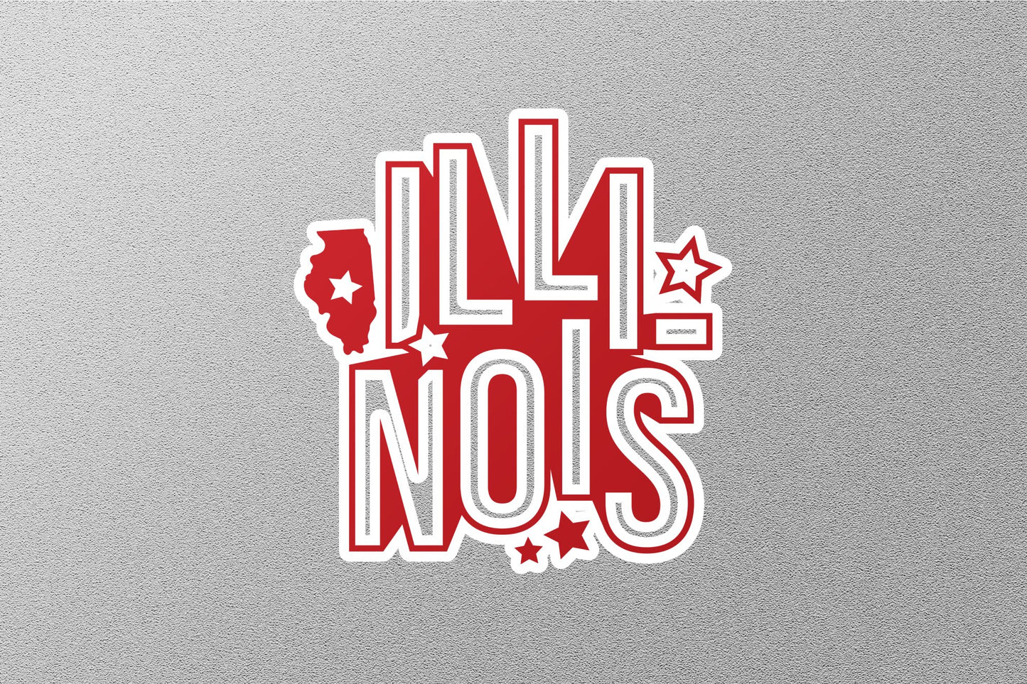 Illinois 2 State Sticker