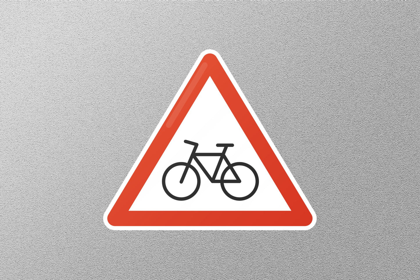 Cycle Route Ahead Street Sign Sticker