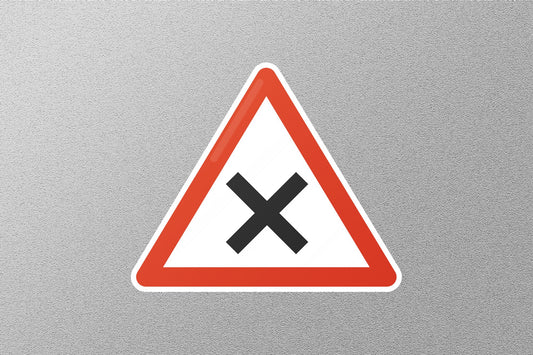 Impassable Traffic Road Street Sign Sticker