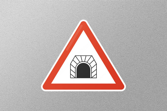 Tunnel Ahead Signage Street Sign Sticker