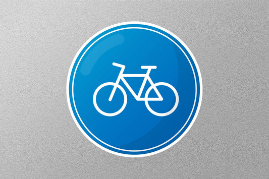 Cycle Route Street Sign Sticker